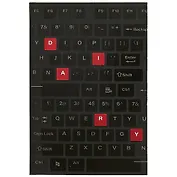 Ежедневник недат. А5 80л "Клавиатура" 7БЦ, выб.лак, лам.софт-тач, офсет