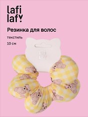 Резиночка Цветок Мишки (текстиль) (10см) (12-2025093-28) (Lafilaf)