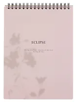 Блокнот А5 50л кл. "Shadow", розовый, карт.обл., спираль, микротекстурирование, ламинация