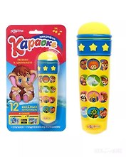 Караоке песенки В. Шаинского: электронная музыкальная игрушка микрофон
