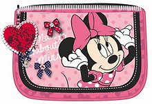Пенал школьный 2отд. "Miss Minnie" молния, Disney