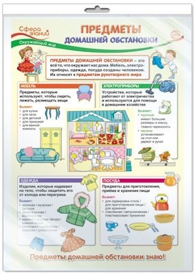 Плакат А3 в пакете Предметы домашней обстановки *ПО-13410