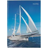 Книга для записей А4 100л кл. "Под парусом" 7БЦ, глянц.ламинация