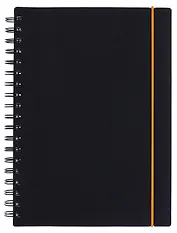 Тетрадь А4- 120 листов, клетка, "Favorite Black. No 1"