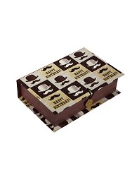 Коробка для подарков Феникс презент Усы и шляпы S 18*12*5см 39462