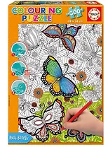 Пазл Educa 300эл 48*34см Бабочки пазл-раскраска
