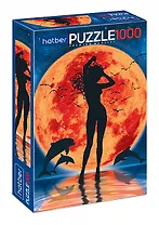 Пазл Hatber Premium 1000 эл. "Полнолуние. Силуэт", 48х68 см