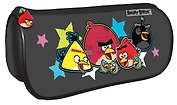 Пенал-тубус "ANGRY BIRDS" полиэстер, серый, Angry birds