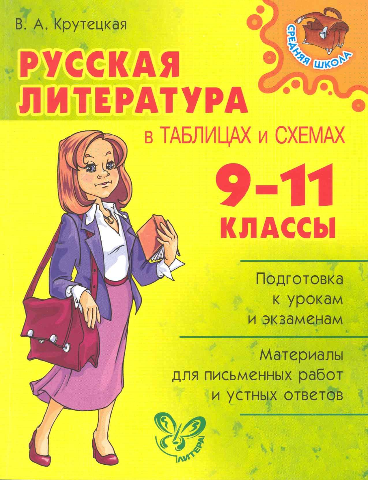 

Русская литература в таблицах и схемах 9-11 классы.