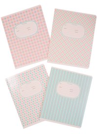 Тетрадь в косую линейку BG «Pastel pattern» в ассортименте, 12 листов