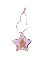 Новогоднее подвесное украшение Пряник Звездочка (6x6) (94587)