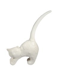 Статуэтка Кошка (6х13х23см) (фарфор) (110607)