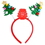 Ободок новогодний Елочки (текстиль) (12-6037-06013-2)