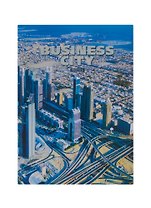 Книга для записей А4 160л кл. "Деловой город" 7БЦ, глянц.ламинация