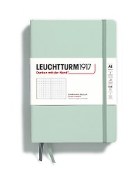Книга для записей A5, 125 листов в точку "Medium", твердая обложка, Мятный, Leuchtturm1917