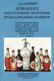 Домашнее приготовление фруктовых прохладительных напитков