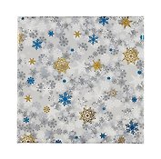 Коробка подарочная "Snowflaces" 15,5*15,5*6,5см, Новый год, картон