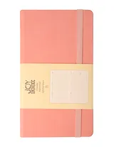 Планинг недат. 64л "Joy Book" персиковый пух, карманный, иск.кожа 7Б, скругл.углы, тонир.блок, резинка, офсет, ляссе