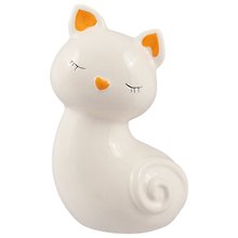Копилка Кошка с закрытыми глазками (керамика) (12х11) (12-7365-12100)