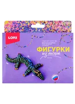 Набор для творчества ТМ Lori Фигурки из бисера Крокодил (Бис-095)