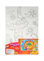 Набор для творчества КРЕАТТО Роспись по холсту Такса 20*30см