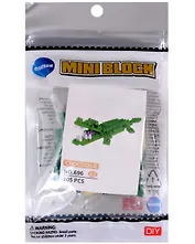 Конструктор "Крокодил", 105 элементов, пластик, во флоупаке