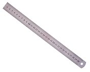 Линейка 30см металлическая, GoodMark