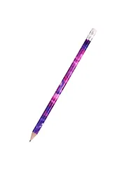 Карандаш Colorful style violet, чернографитный HB с ластиком