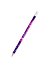 Карандаш Colorful style violet, чернографитный HB с ластиком - 0