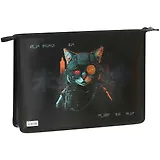 Папка для тетрадей А4 "RoboCat" лам. картон, молния