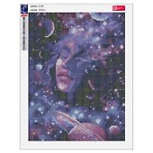 Набор для творчества Феникс+. Алмазная мозаика «Ты - Вселенная», 30 х 40 см, 20 цветов - 1