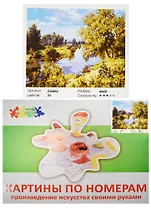 Набор Живопись на холсте Тихое озеро (GX8852) (40х50см) (краски/23цв.) (Цветной мир ярких идей) (7+) (коробка)