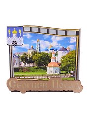 ГС Магнит Сергиев Посад Слайд (дерево с зеркальной деталью) (7,5 см)