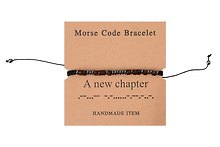 Браслет Морзе A New Chapter (12-202509-BR-ZJ4317)