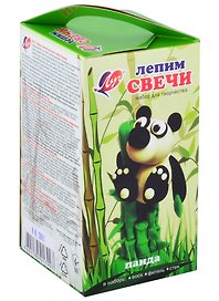 Набор с воском для лепки свечей «Панда», Луч