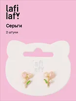 Сережки Букеты (2шт) (латунь) (12-253004-С59) (Lafilaf)