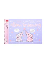 Альбом для рисования Hatber, "Замечтательно!", А4, 32 листа, на спирали, в ассортименте