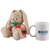 Мягкая игрушка Зайка Ми  в панталончиках и с морковкой (15 см) (SidX - 166) - 2