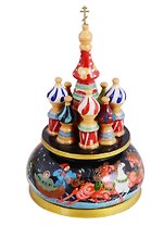 ГС Храм музыкальный черный (дерево) (19х15) (3883603)