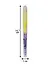 Текстовыделитель Crown, Multi Hi-Lighter Twin, двухсторонний жёлтый, фиолетовый 3/2 мм - 1