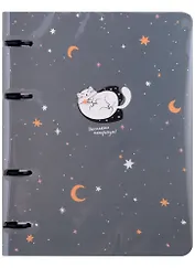 Тетрадь на кольцах в клетку Be Smart, Mur-Mur, 120 листов, серая