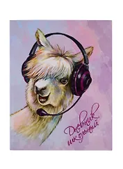 Дневник школьный Феникс+, "Лама-меломан"