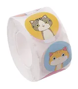 Наклейки стикеры в рулоне "Котики 1"