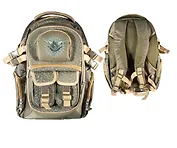 Рюкзак школьный "Легион" 44,6*32*15, 2 отд., отд. для ноутбука, 5 наружн.карманов, жесткое дно, оранжевый, Silwerhof