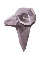 Набор для сборки полигональных фигур: Баран (Белый)