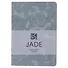 Записная книжка А6+ 80л кл. "Jade. Голубой" 7БЦ, иск.кожа с текстурой, офсет 80г/м2, ляссе, инд.уп. - 2