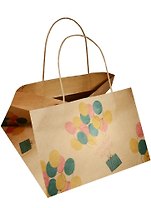 Пакет подарочный 30*20*30см "Для торта", нейтр, ассорт., Academy Style