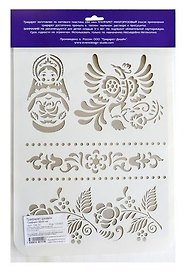 Трафареты для стен Россия 22*31см ТМ-31