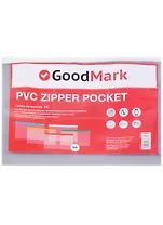 Папка на молнии прозрачная "GoodMark", В5