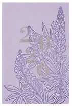 Еженедельник дат. 2026г. А6+ 96л "Джут" сиреневый, кожзам, мягк.переплет, блинт.тиснение, тисн. фольгой, офсет, справ.мат-лы, вырубка, 2 ляссе, инд.уп